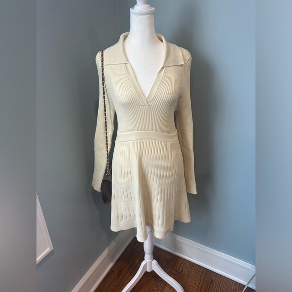 NWOT knit collared sweater dress - Picture 2 of 4